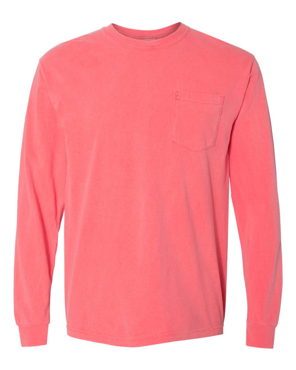 Comfort Colors® Garment Dyed Heavyweight Long Sleeve Pocket T-Shirt